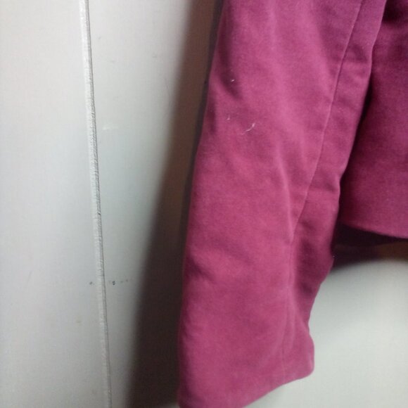 Ann Taylor Blazer Jacket 2 Long Sleeve Button Up Soft  Burgundy Pink Red - Picture 5 of 13